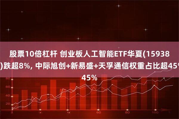 股票10倍杠杆 创业板人工智能ETF华夏(159381)跌超8%, 中际旭创+新易盛+天孚通信权重占比超45%