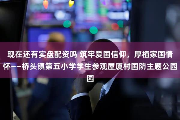 现在还有实盘配资吗 筑牢爱国信仰，厚植家国情怀——桥头镇第五小学学生参观屋厦村国防主题公园